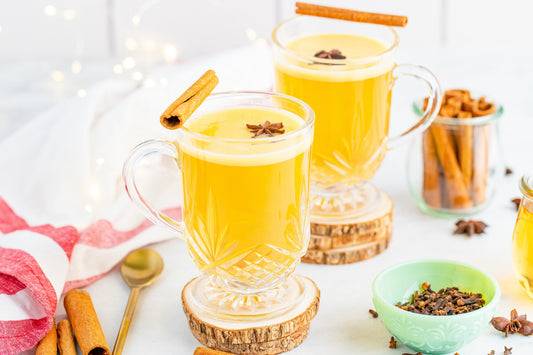 Hot Buttered Rum + Homemade Cinnamon Spiced Simple Syrup Recipe BUNDLE