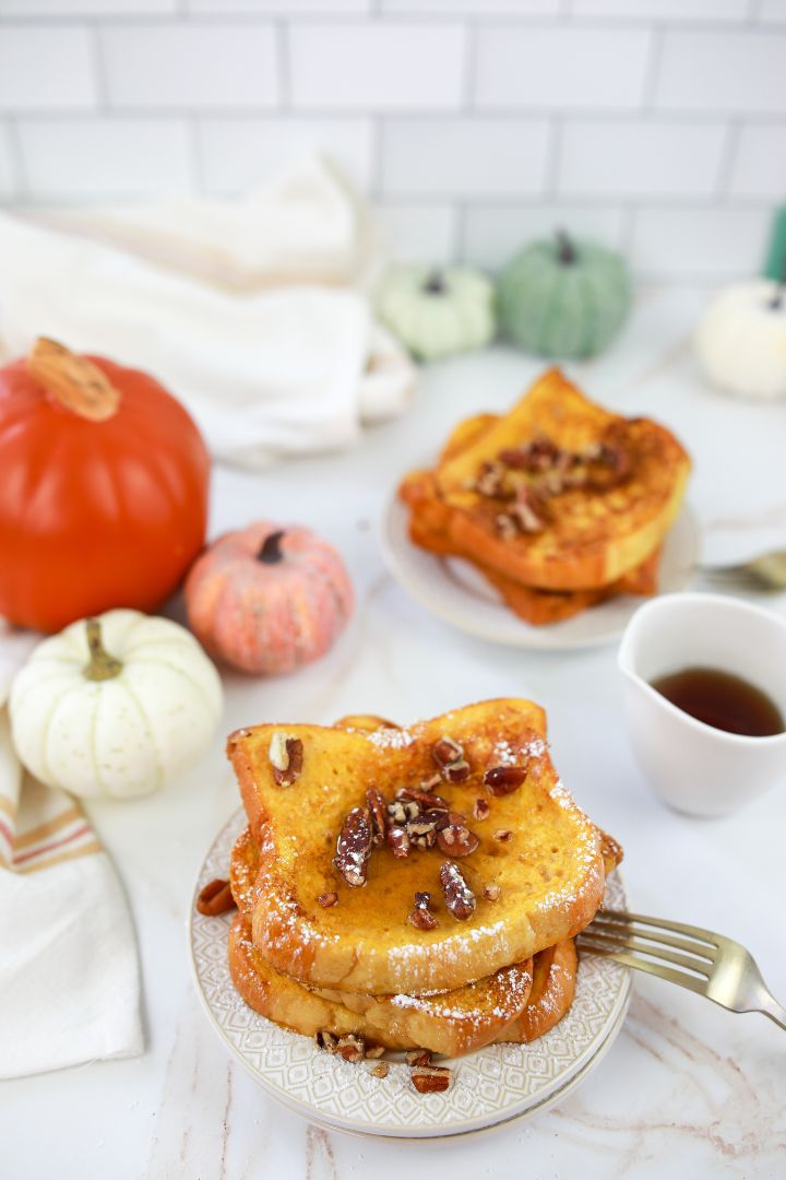 Pumpkin & Pecan French Toast Imagery & 1 Min. Video & Reel/TikTok