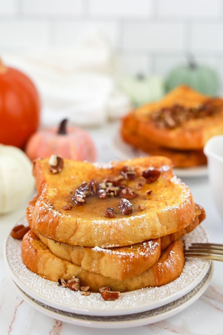 Pumpkin & Pecan French Toast Imagery & 1 Min. Video & Reel/TikTok