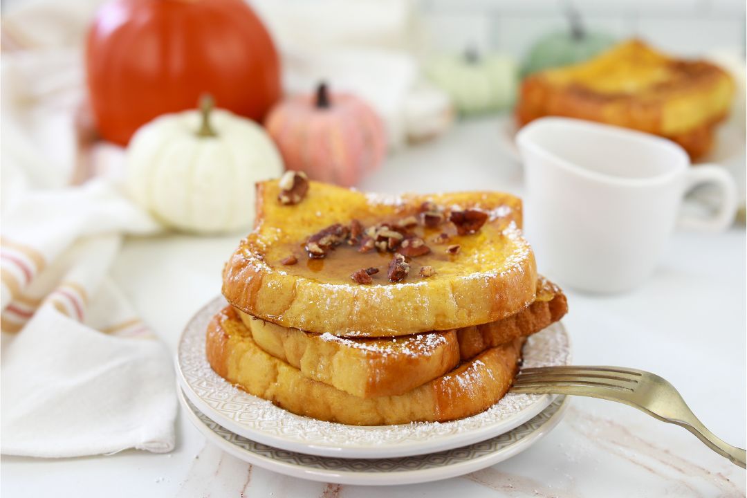 Pumpkin & Pecan French Toast Imagery & 1 Min. Video & Reel/TikTok